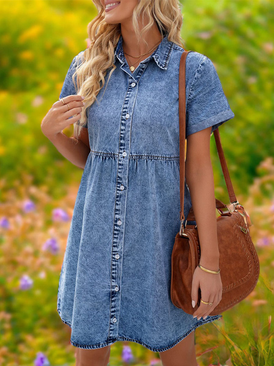 Elevated Ease Denim Dress