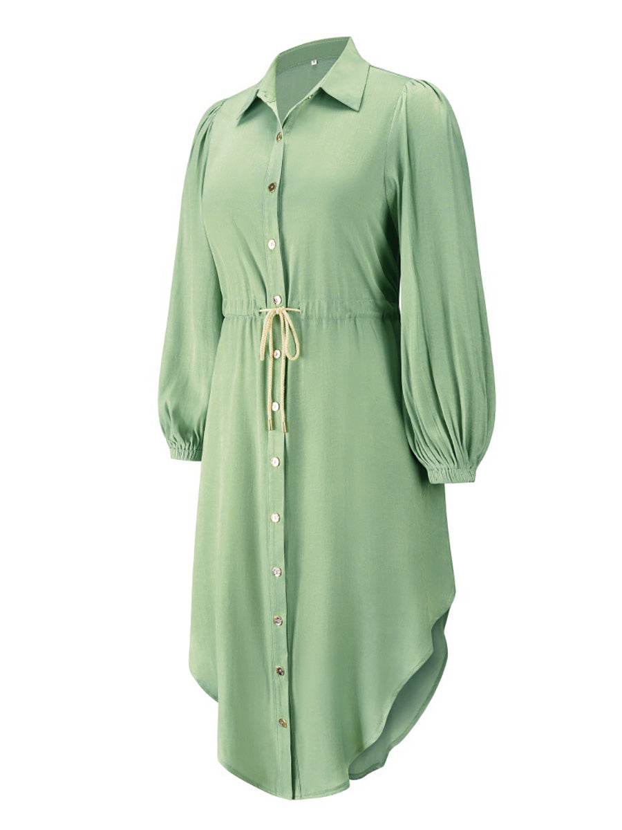 Lunimesd Long-Sleeved Waist-Skimming Dresses