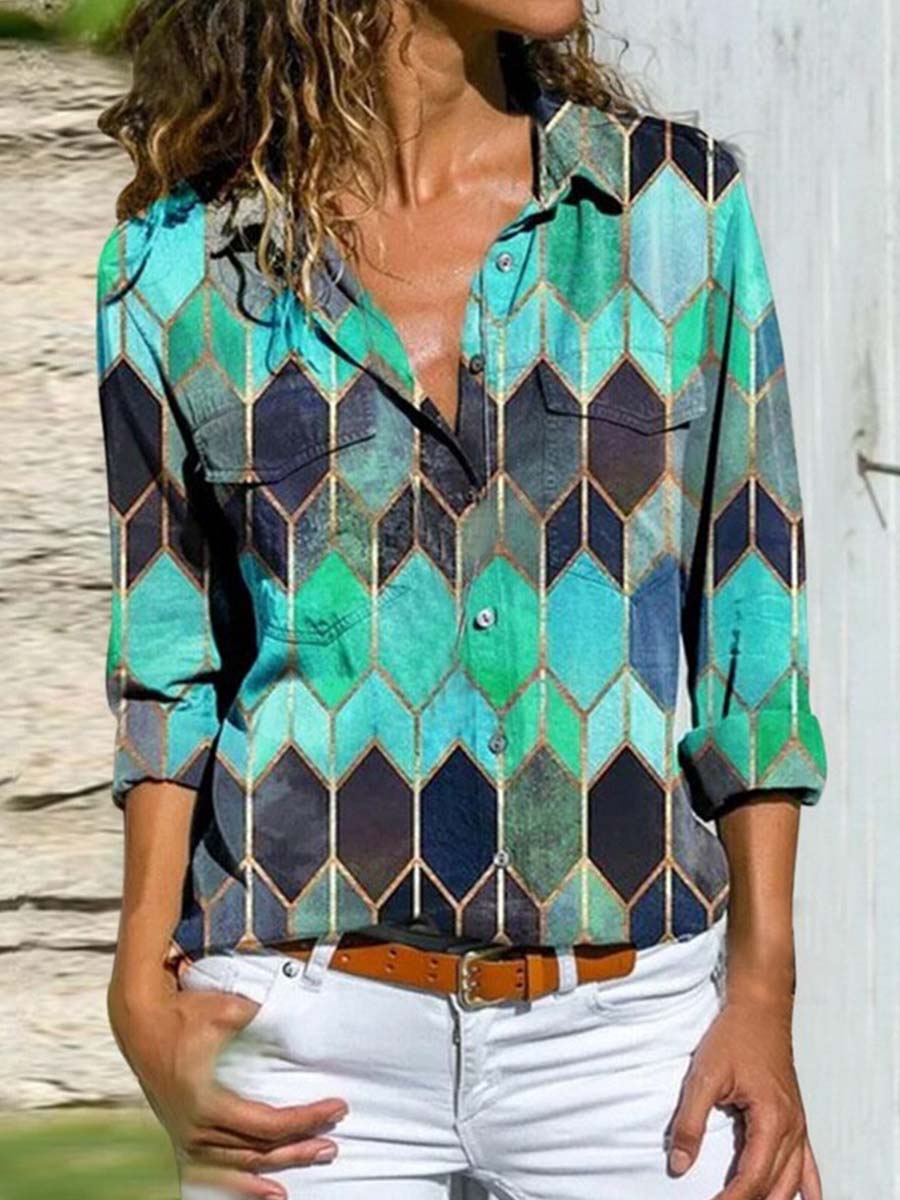 Lunimesd Multicolor Print Shirt