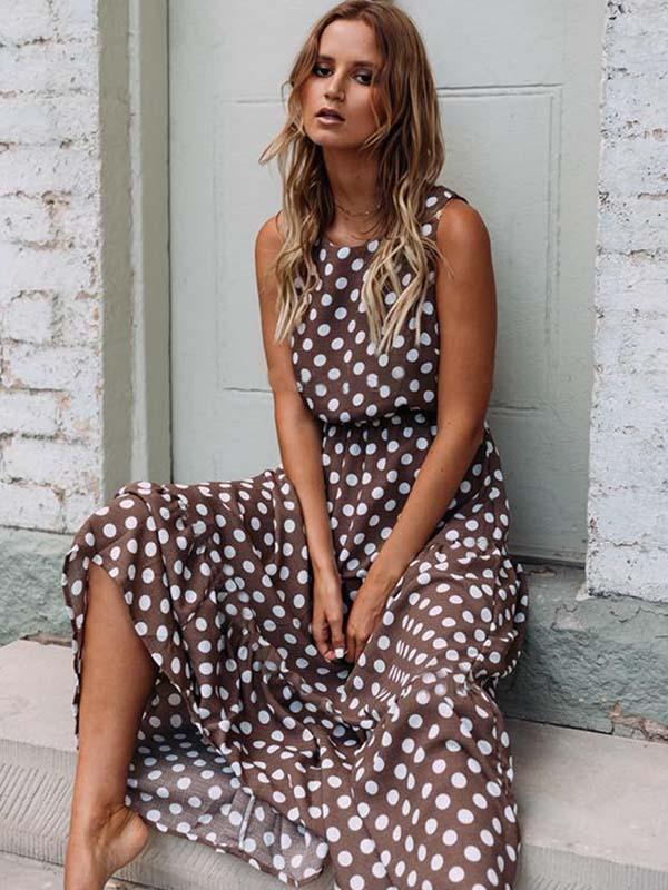 Lunimesd Polka Dot Dress