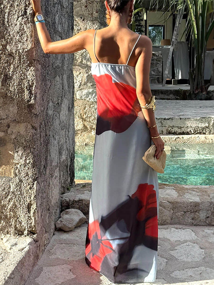 3D Floral Chiffon Dress