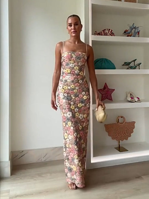 Bloom Grace Floral Maxi Dress