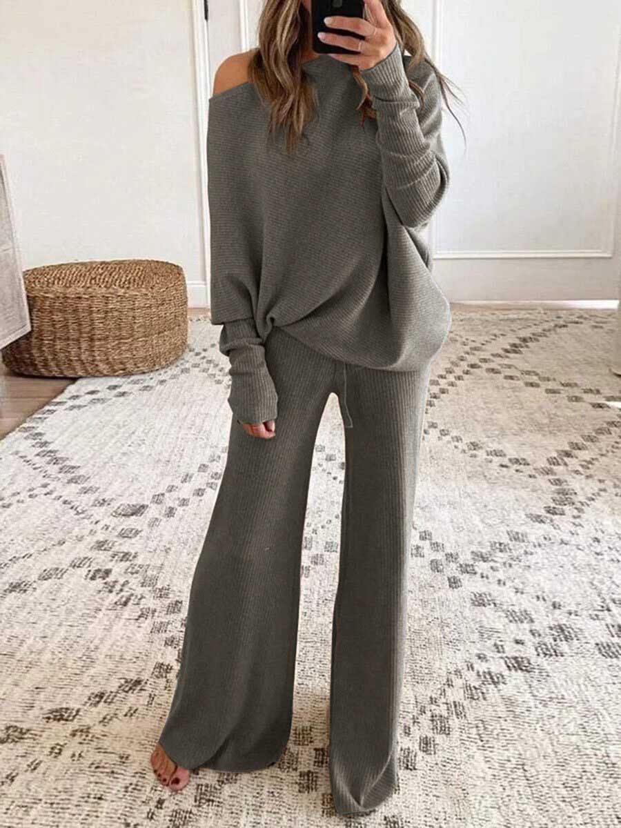 Lunimesd One-shoulder Lounge Sets