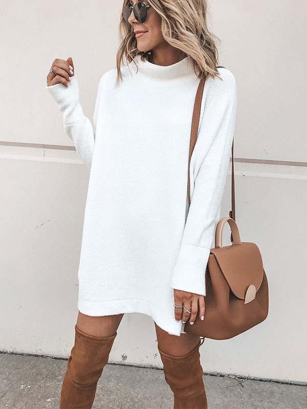 Lunimesd O Neck Autumn Dress