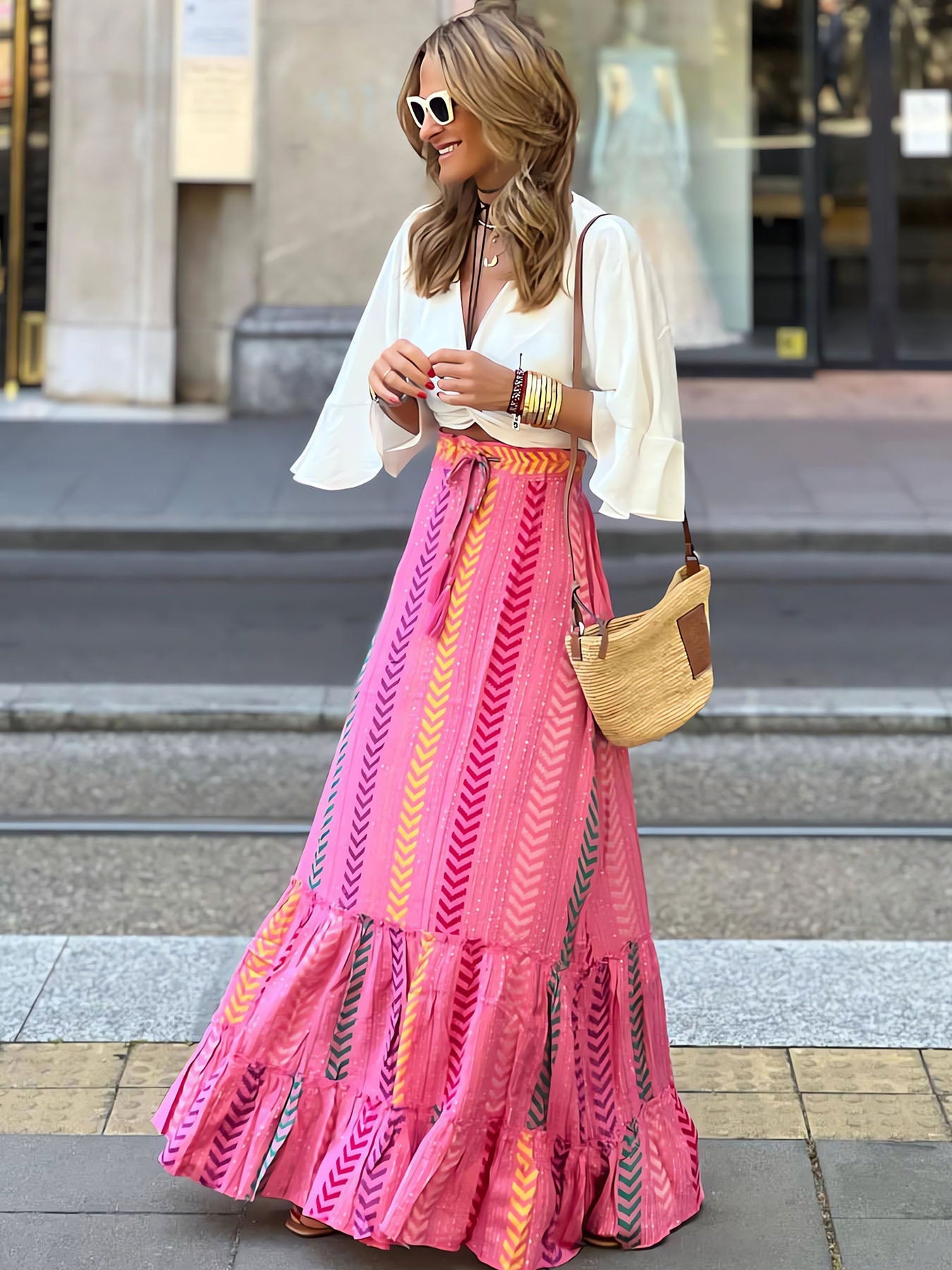 Pink Comfy Half Dress