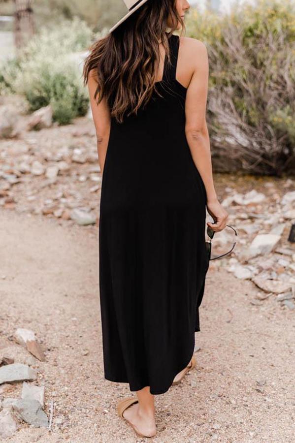 Lunimesd Feel That Sunshine Cutest Cross Detail Dress