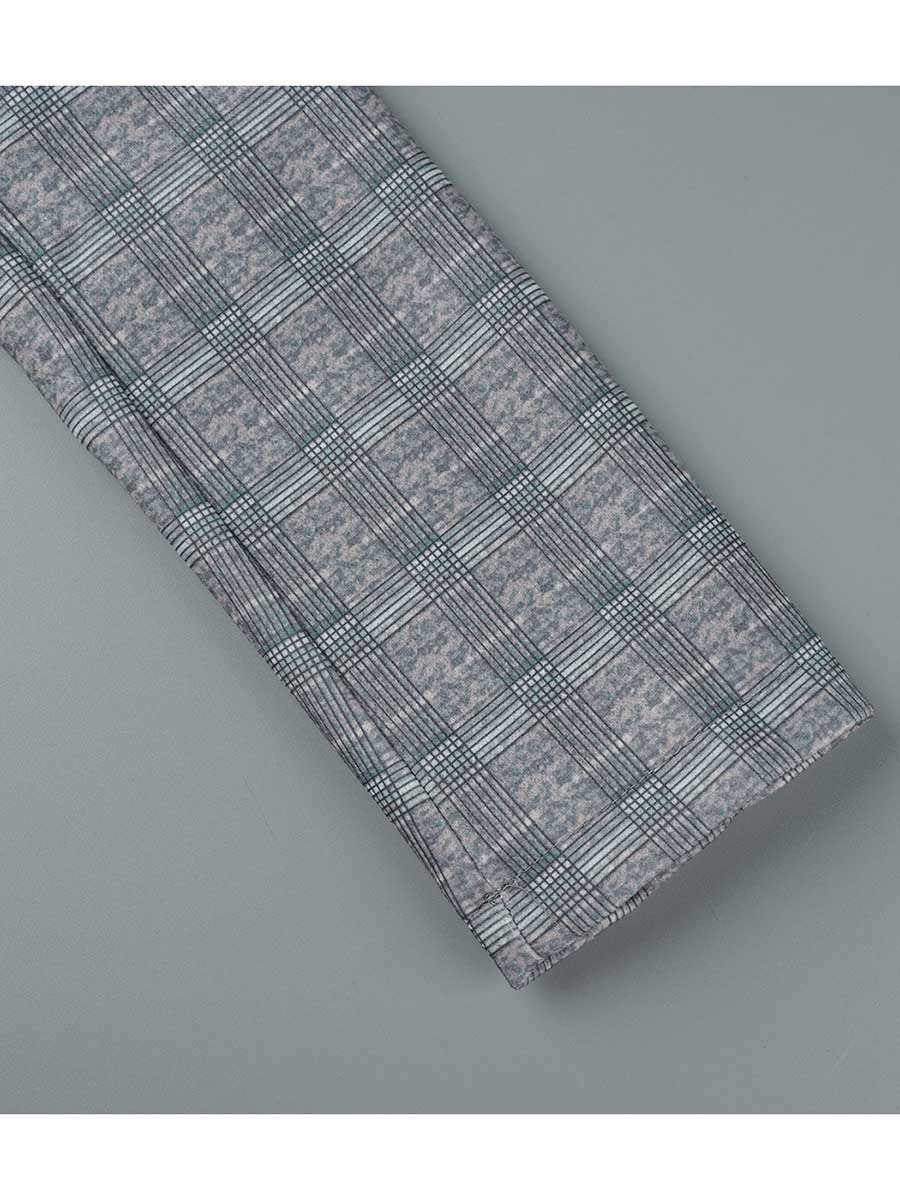 Lunimesd Fashion Street Plaid Patchwork Buckle Turn-back Collar Outerwear(3 Colors)