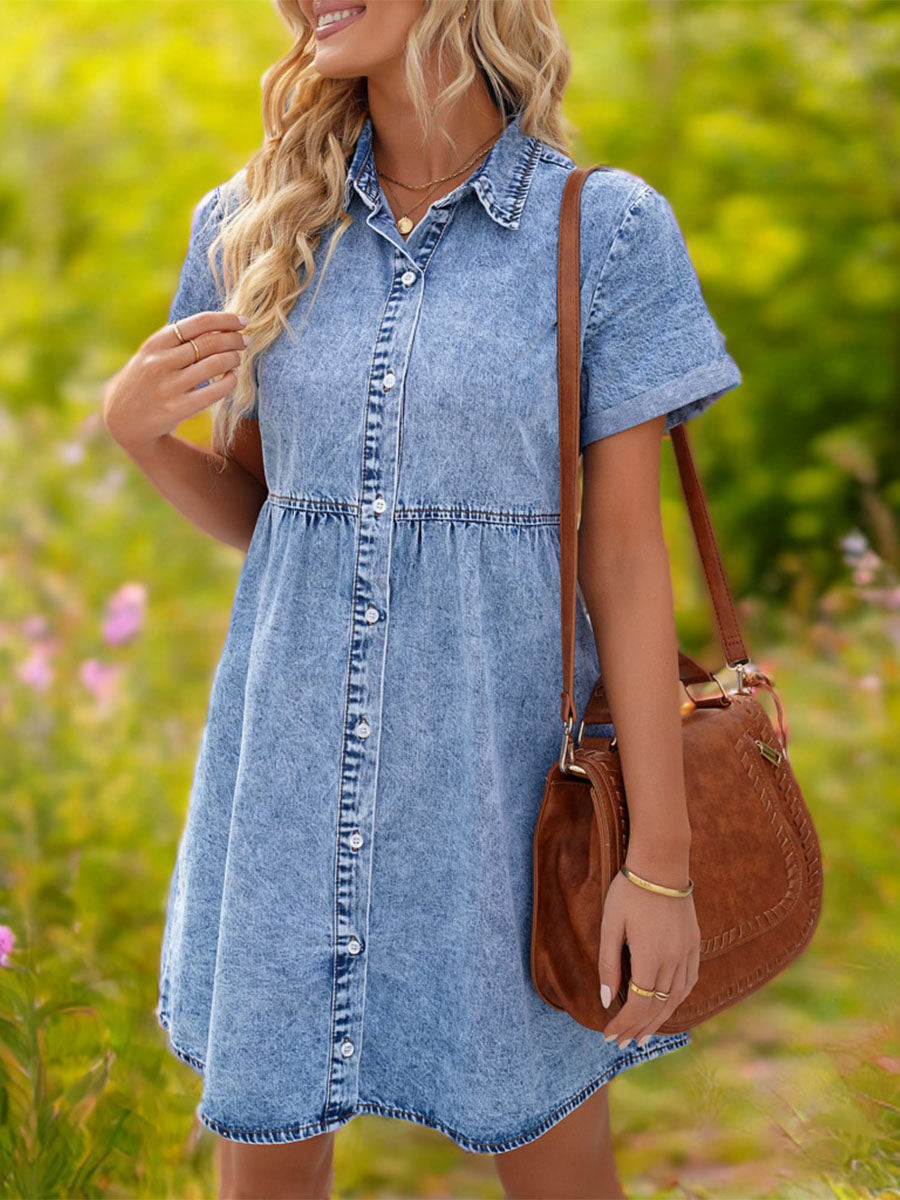 Elevated Ease Denim Dress