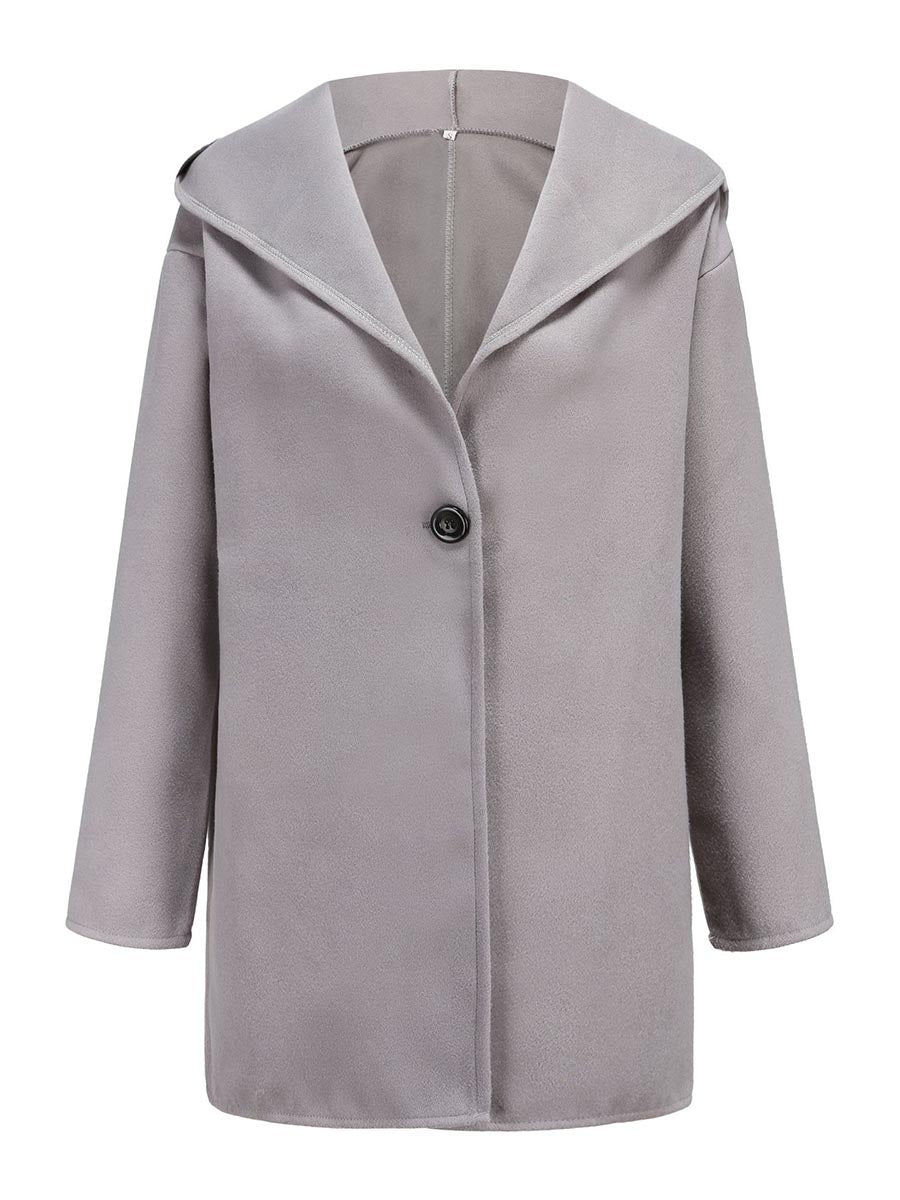 Lunimesd Round Neck Loose Tweed Coat(7 colors)