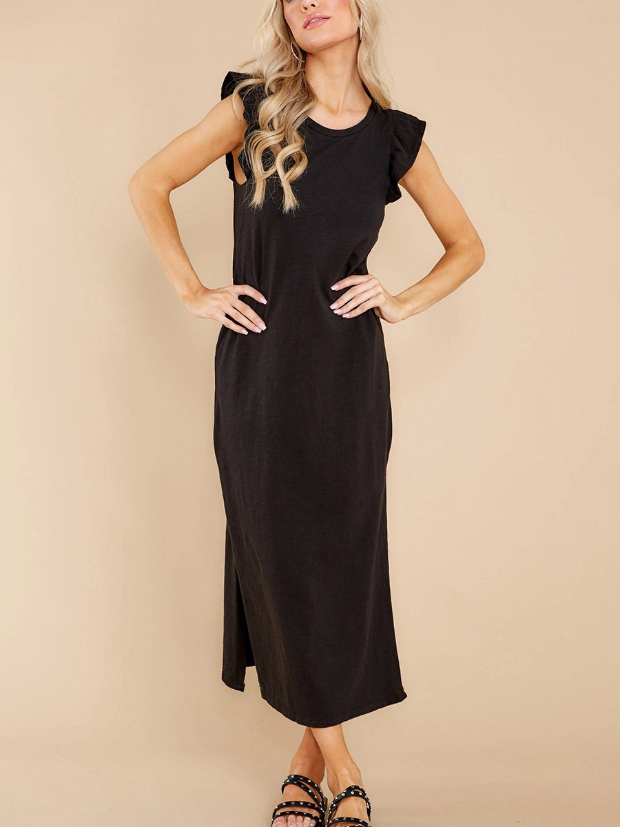 Lunimesd Ruffled Loose Dress