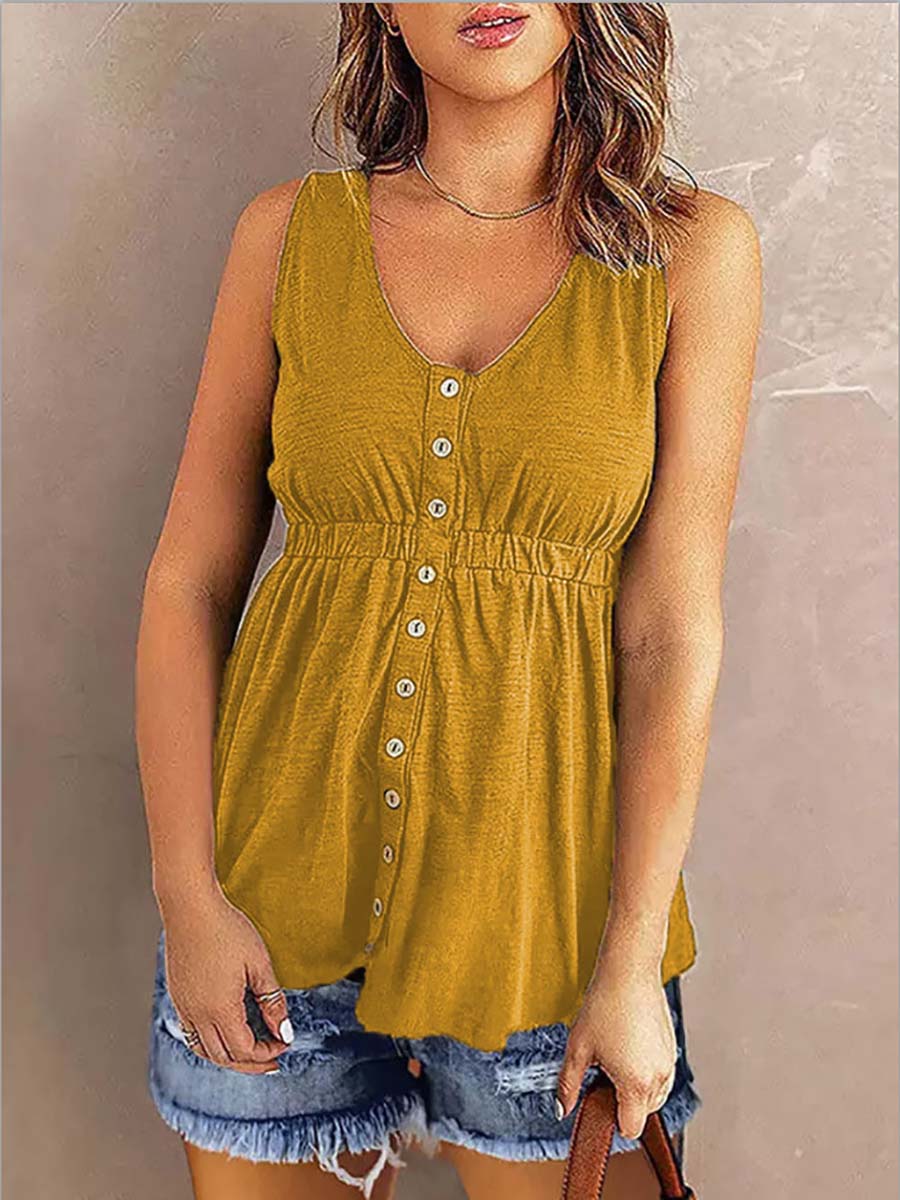 Lunimesd Solid Color Strapless Waistless Sleeveless Top(7 Colors)