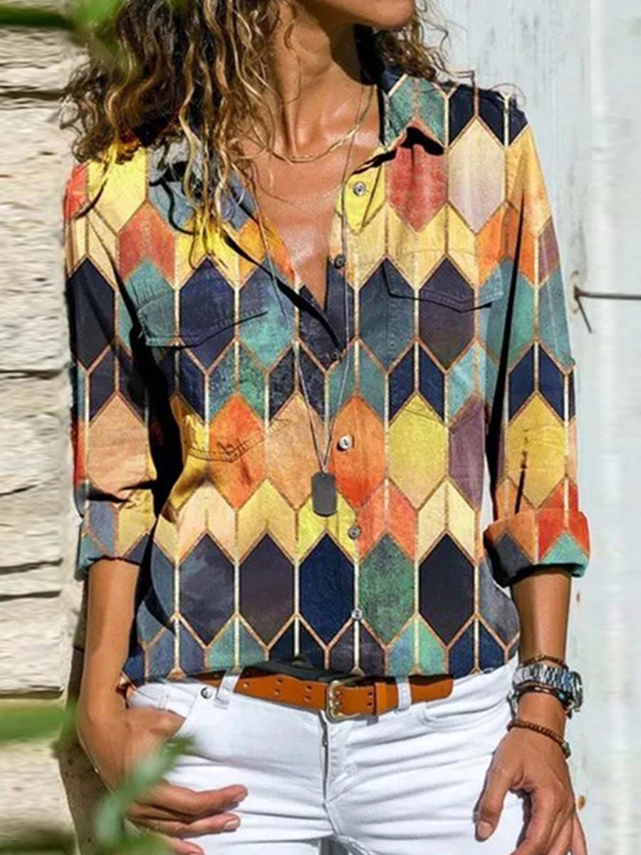Lunimesd Multicolor Print Shirt