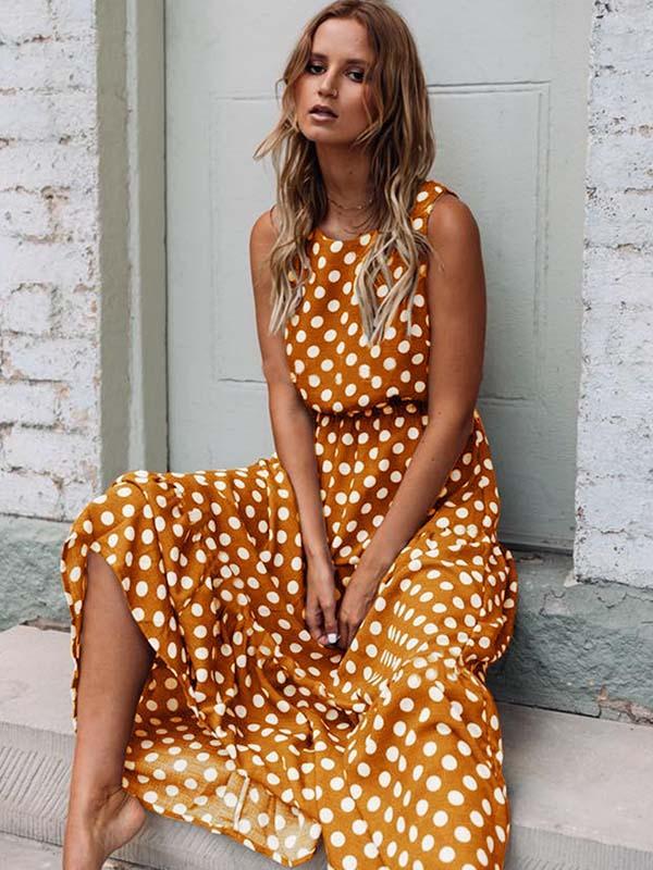 Lunimesd Polka Dot Dress