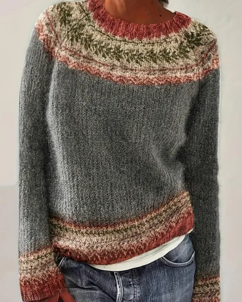 CHIC ETHNIC SWEATER KNITWEAR