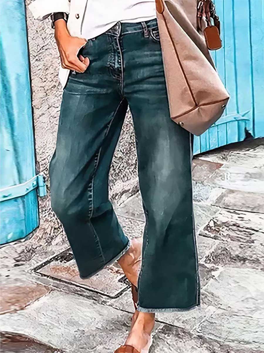 Lunimesd Temperament Commuter Straight Leg Jeans