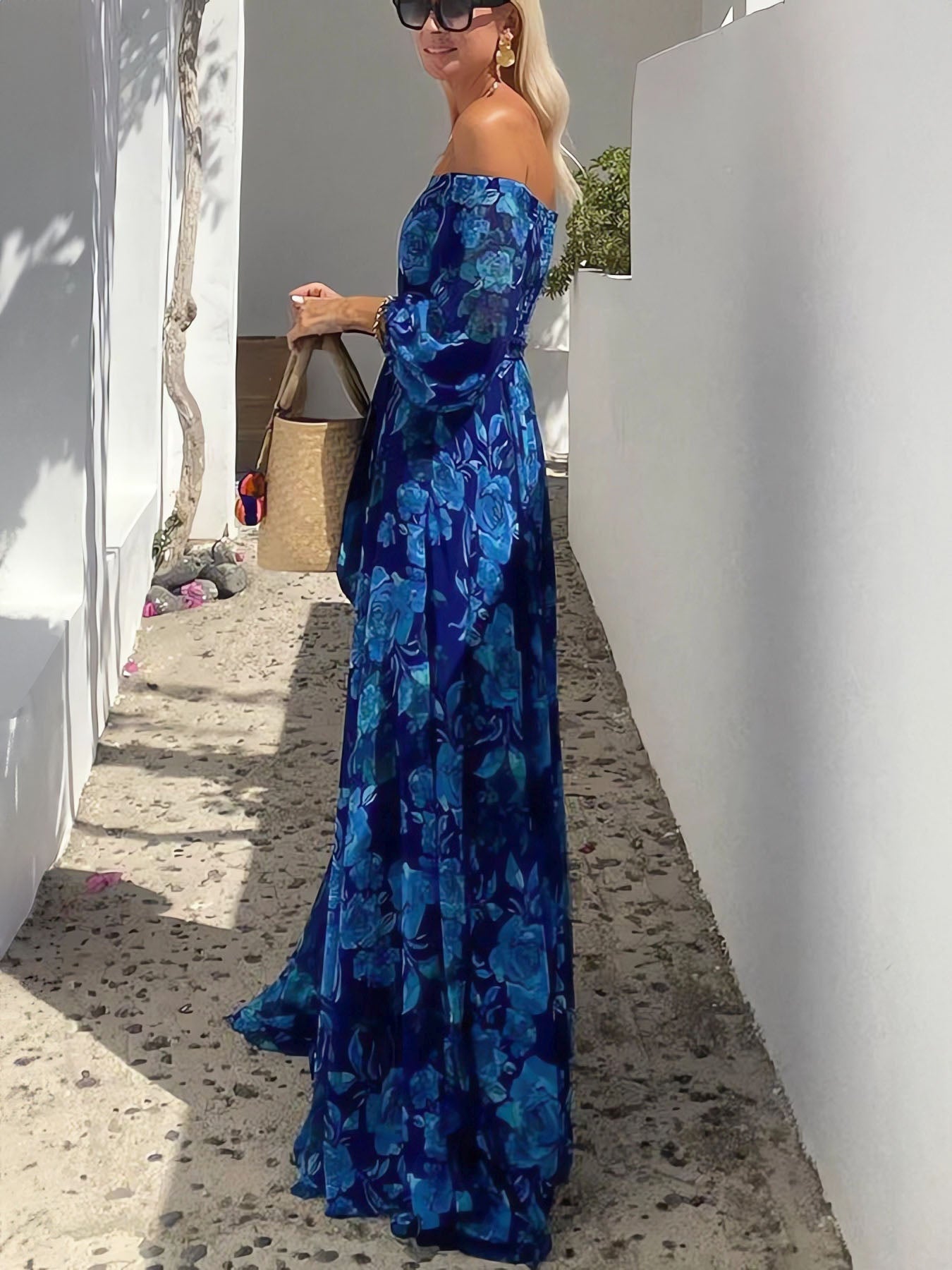 Sexy Maxi Hem Dress