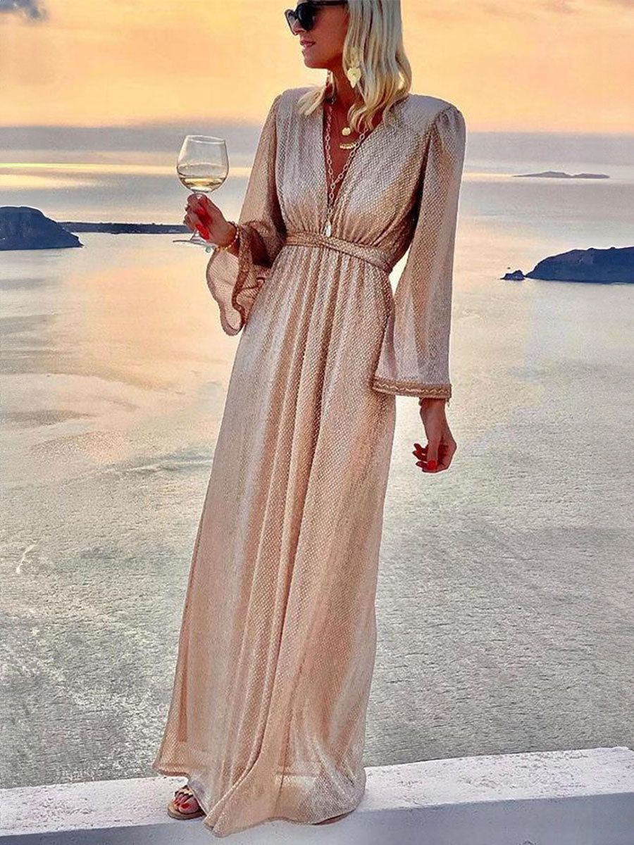 Golden Hour Glow Maxi Dress