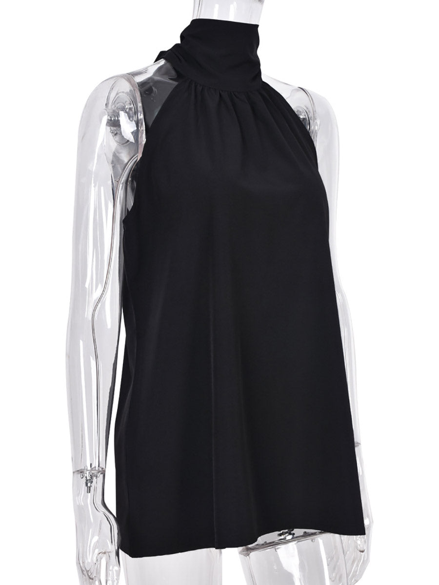 Lunimesd Loose Strapless Hanging Neck Sexy Tops