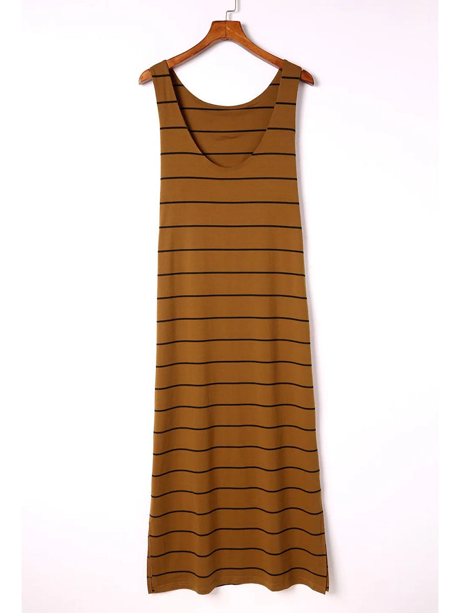 Lunimesd Sleeveless Split Dress(6 Colors)