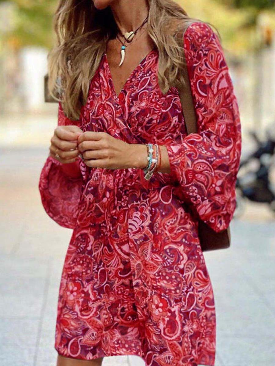 Printed Loose Dress