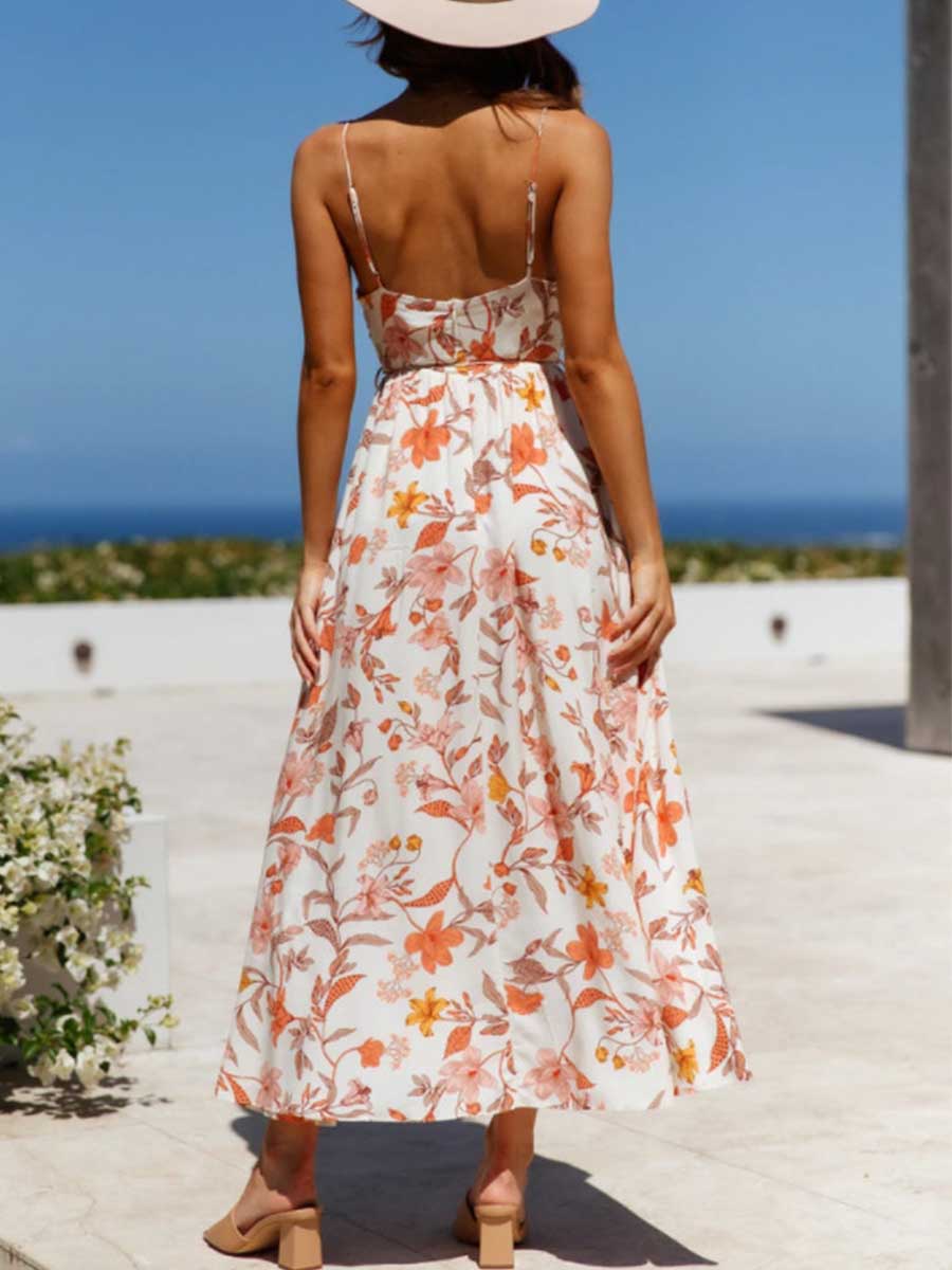 Lunimesd Printed Bohemian Dress