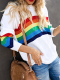 Lunimesd Rainbow Design White Top