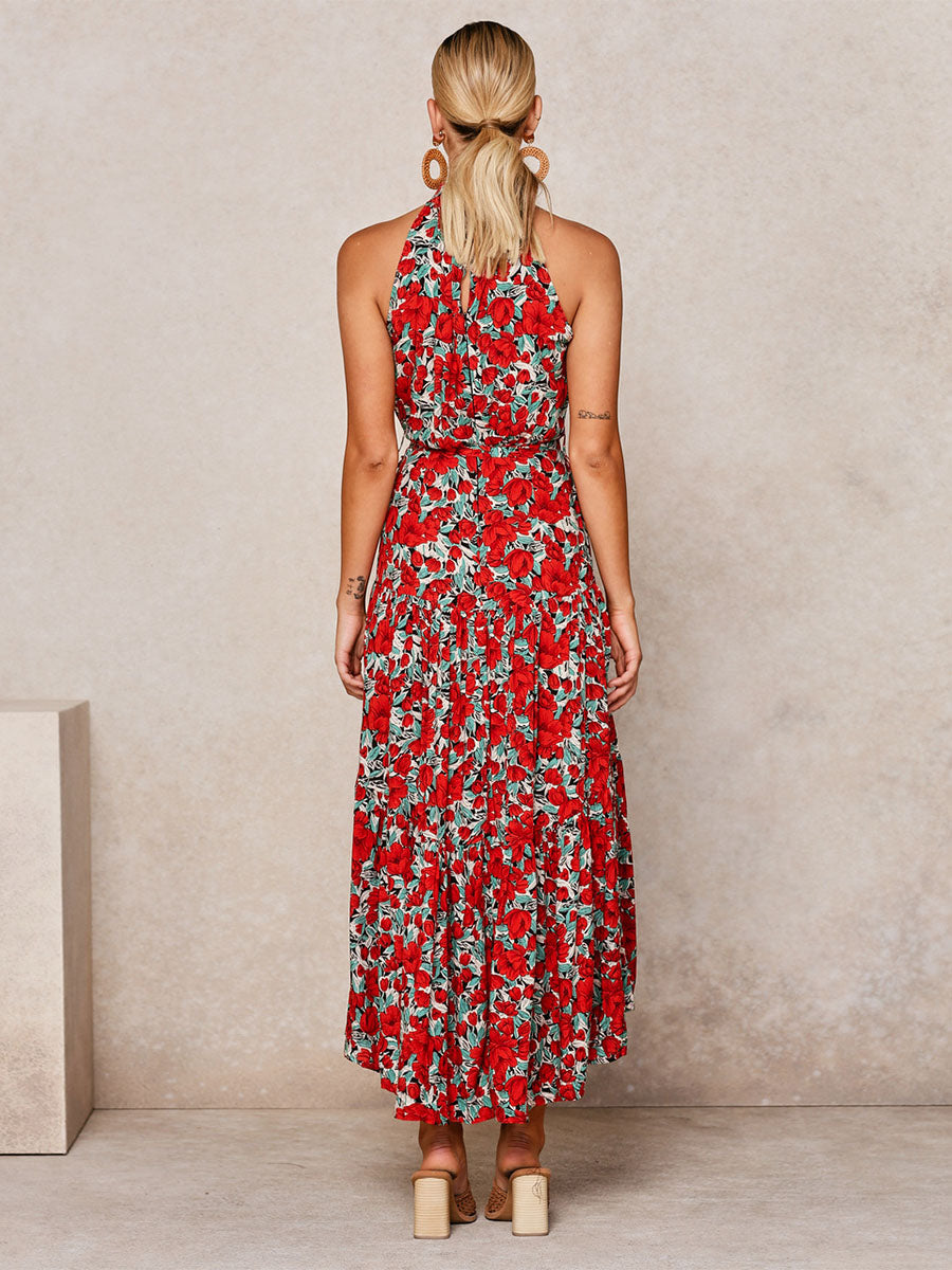 Polka Dot Floral Dress