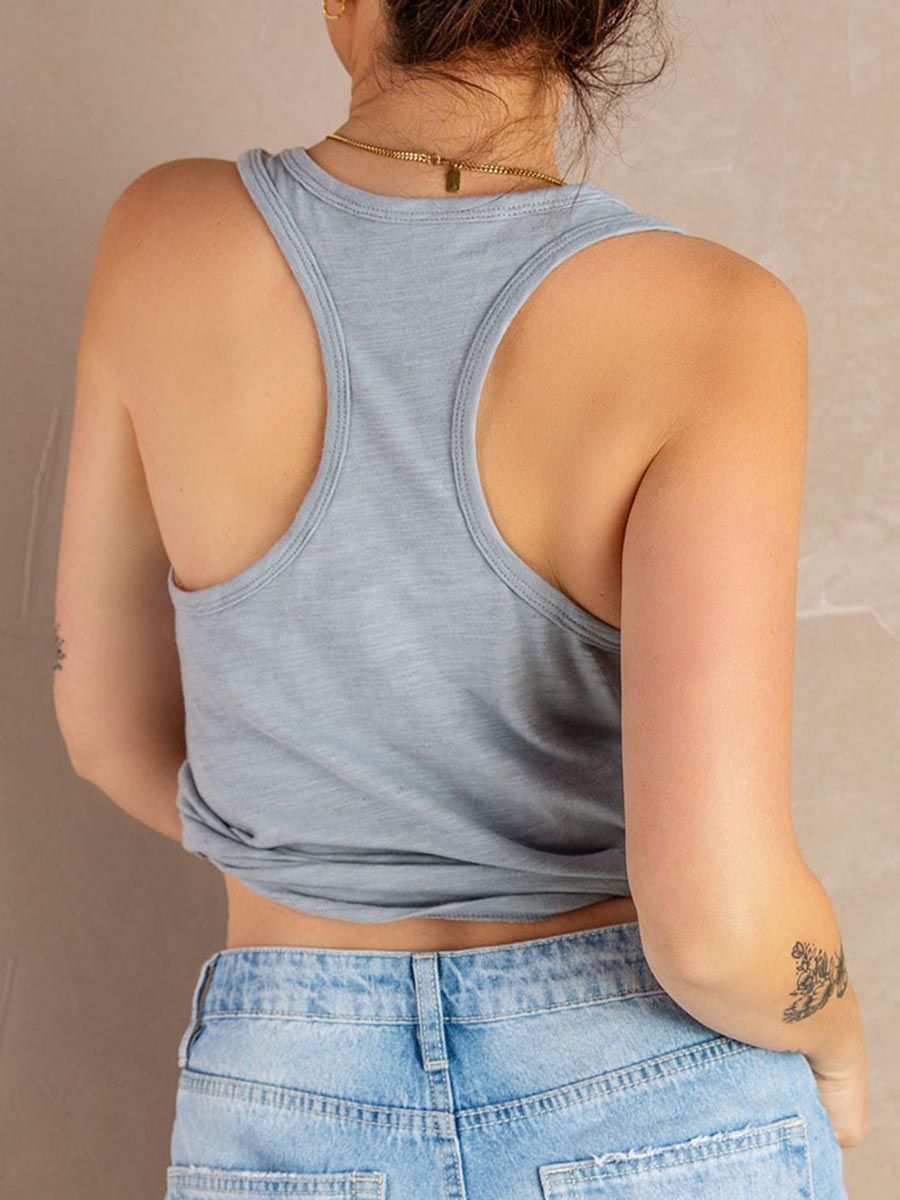 Lunimesd Solid Color Casual Tops(6 Colors)