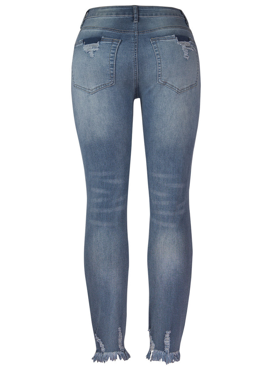 Lunimesd Slim Fit Ripped Jeans (3 colors)