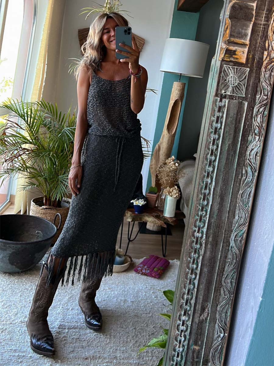 Lunimesd Sling Dress Two-piece Set