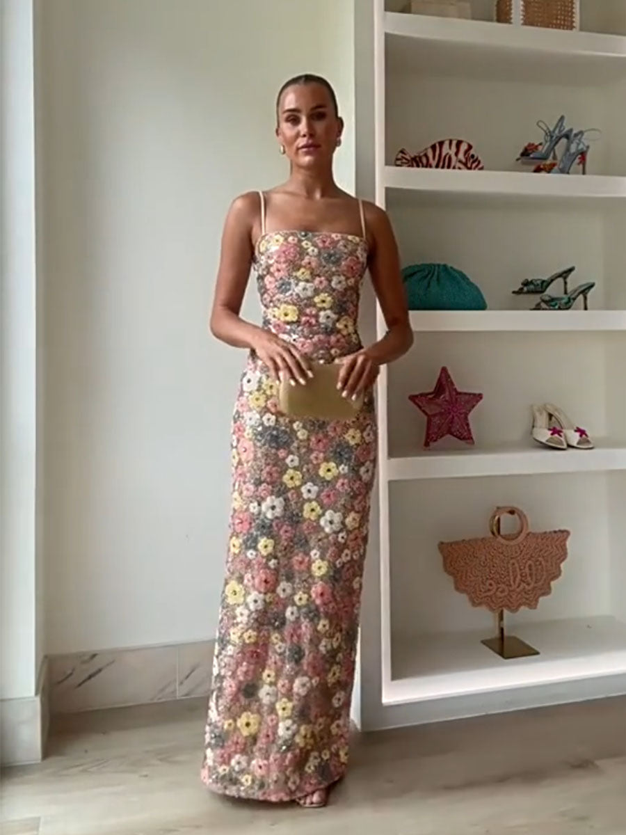 Bloom Grace Floral Maxi Dress