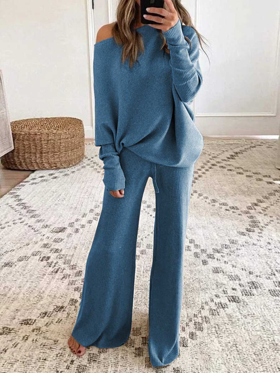 Lunimesd One-shoulder Lounge Sets
