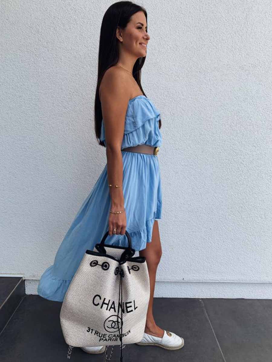 Lunimesd Tube Top Dress