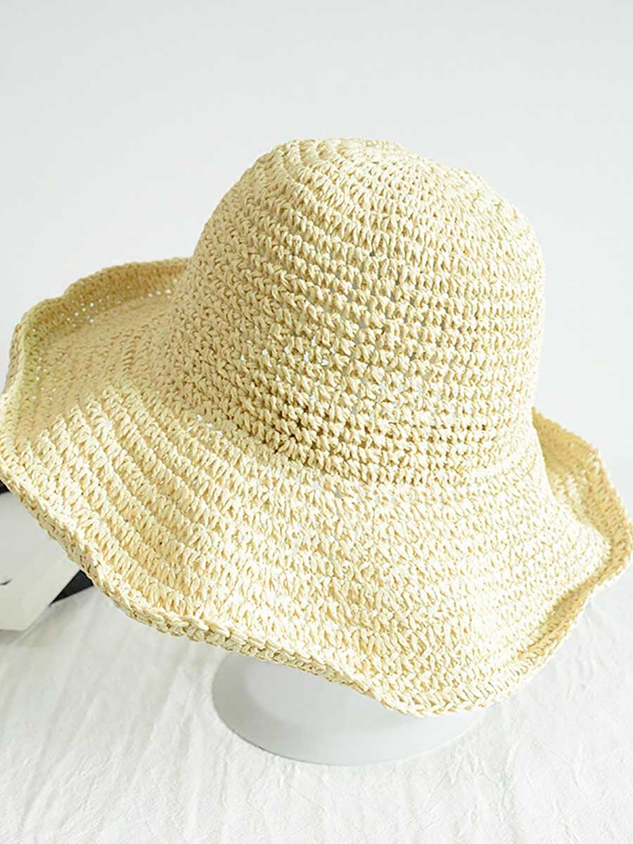 Lunimesd Vacation Cool Hat Seaside Khaki Beach Hat