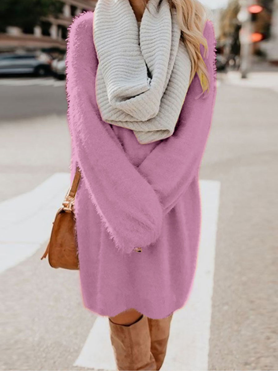 Lunimesd Plush Sweater Dress(8 colors)