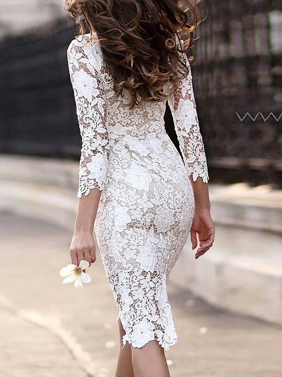 Lunimesd Sexy Lace Dress