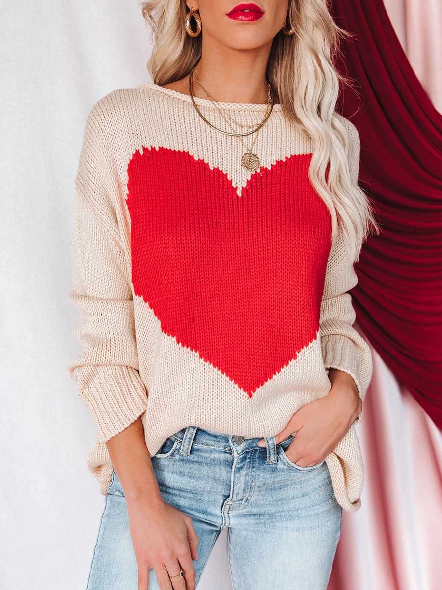 Lunimesd Red Love Sweater