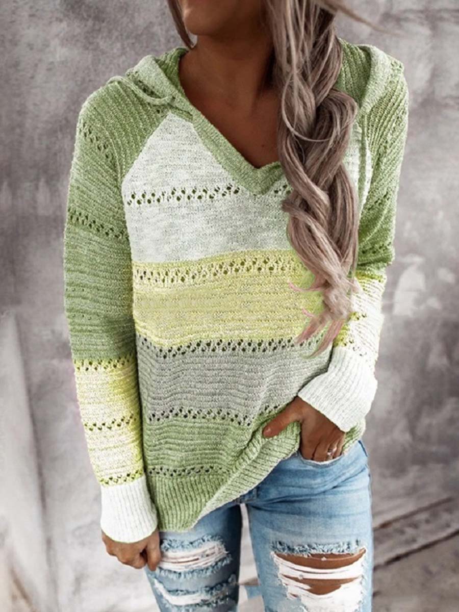 Lunimesd Hollow Out Knitted Tops