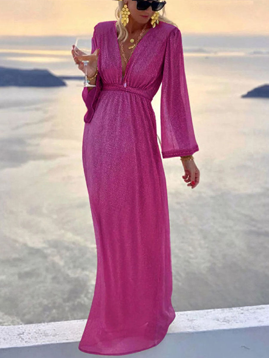 Golden Hour Glow Maxi Dress