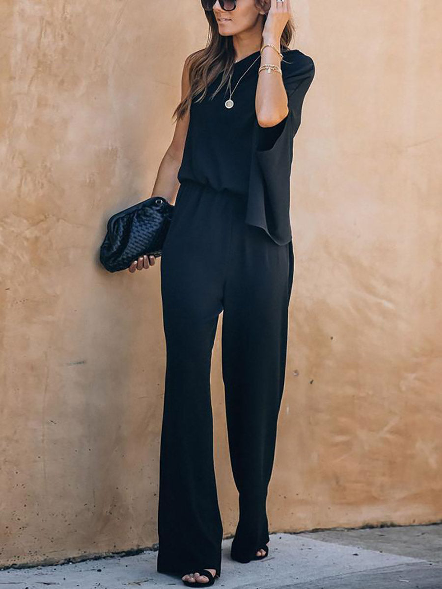 Lunimesd Sexy Strapless Loose Jumpsuit