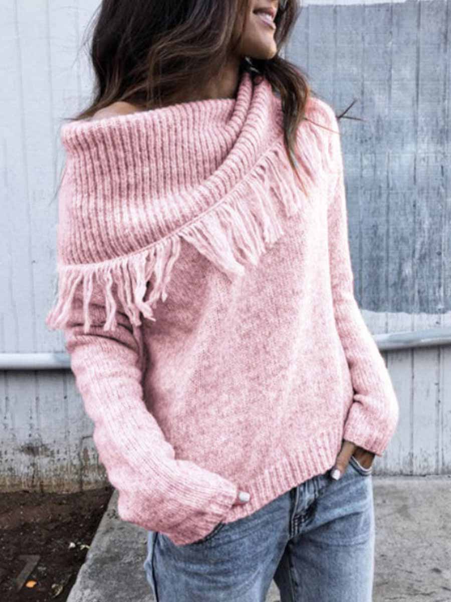Lunimesd Shawl Collar Sweater