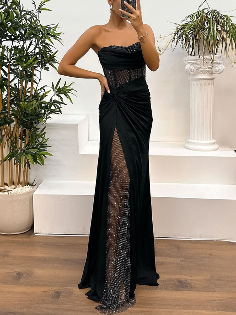 Black Stardust Gown