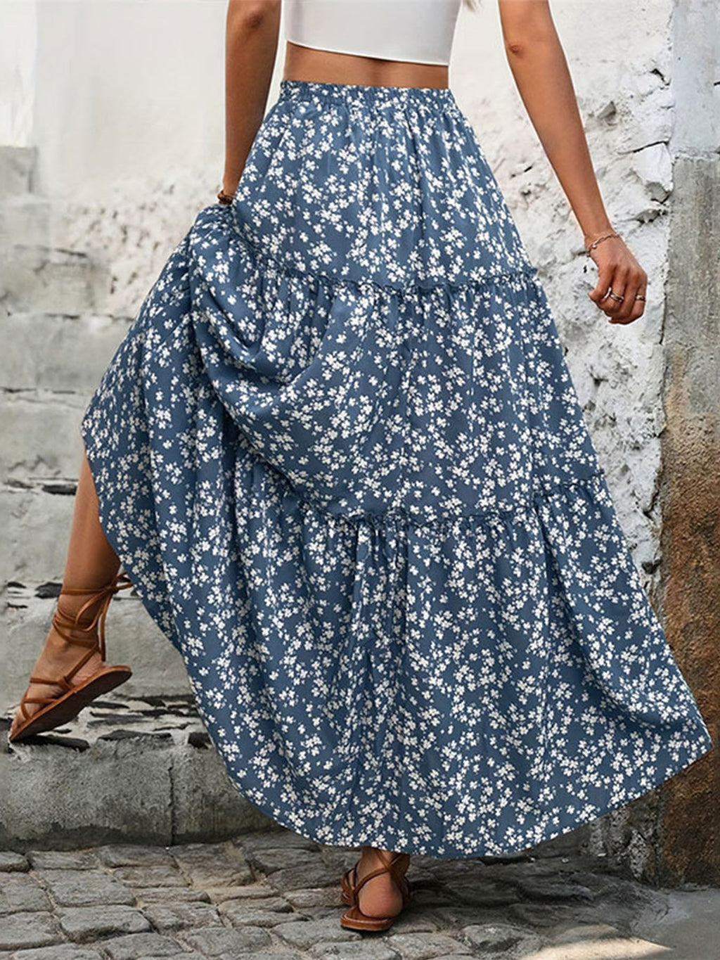 Delicate Floral Skirt