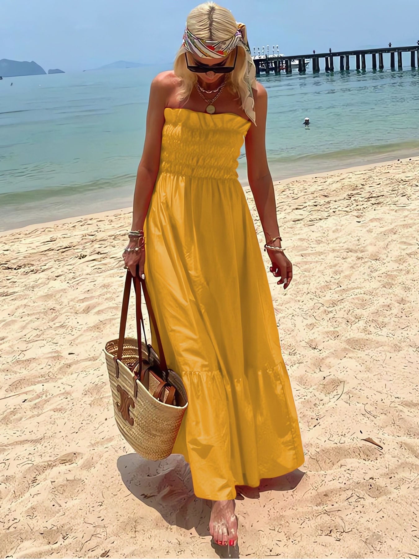 Sexy Strapless Dress