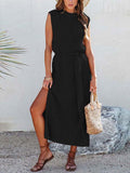 Lunimesd Knitted Split Dress