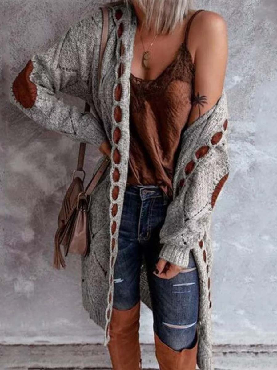 Lunimesd Casual Hooded Knitted Cardigan