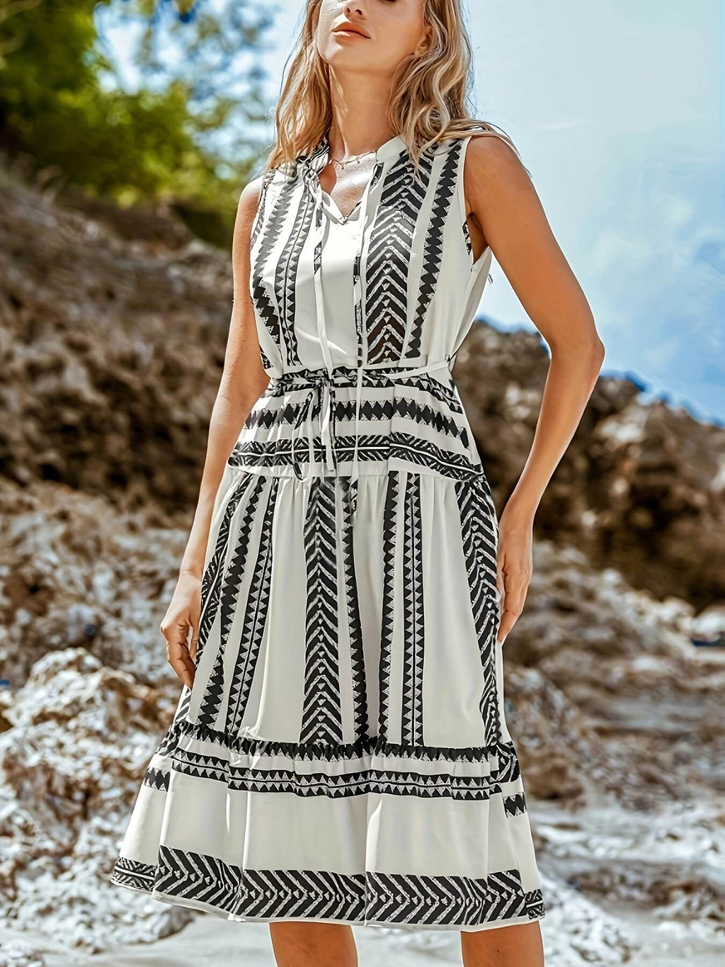Coastal Vibes Summer Dress