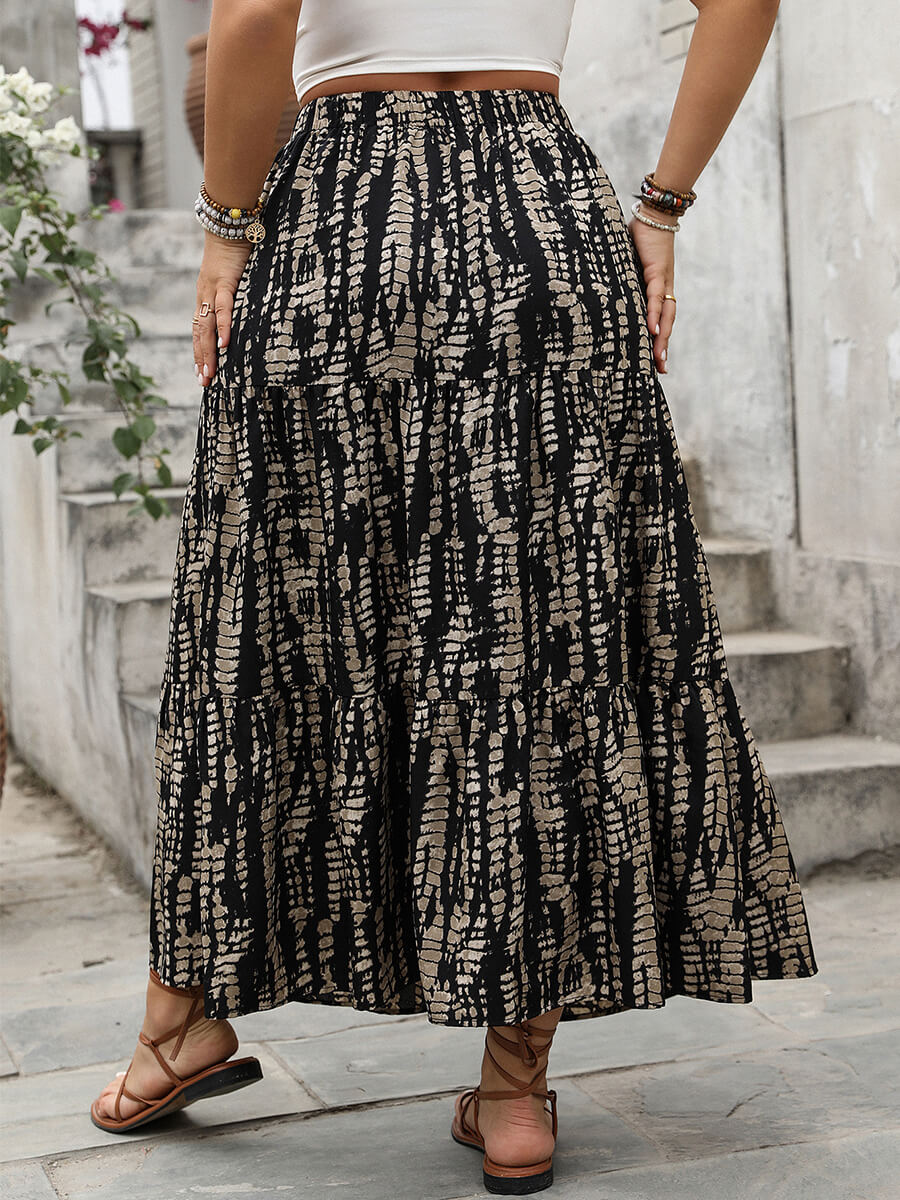Effortless Vibes Curve Skirt