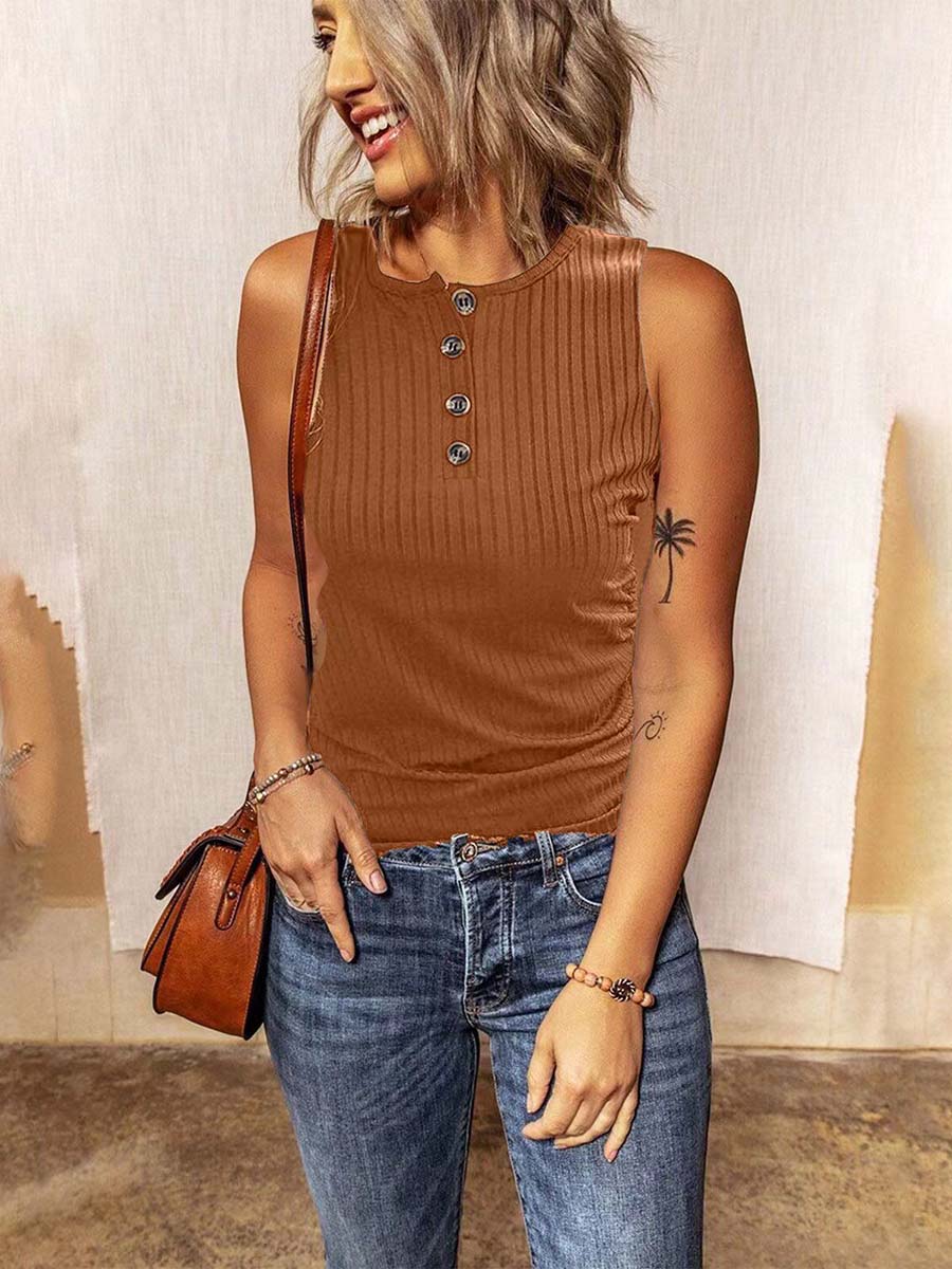 Lunimesd Button up slim-fit T-shirt (6 colors)