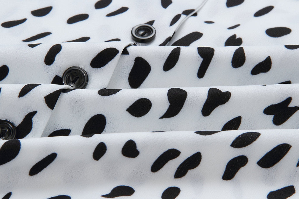 Lunimesd Leopard Print Long Sleeve Shirt